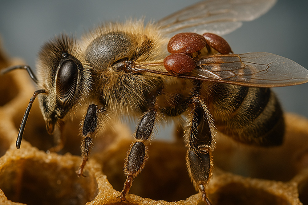 Obrázek La varroase – la maladie actuelle la plus grave chez l’abeille.
