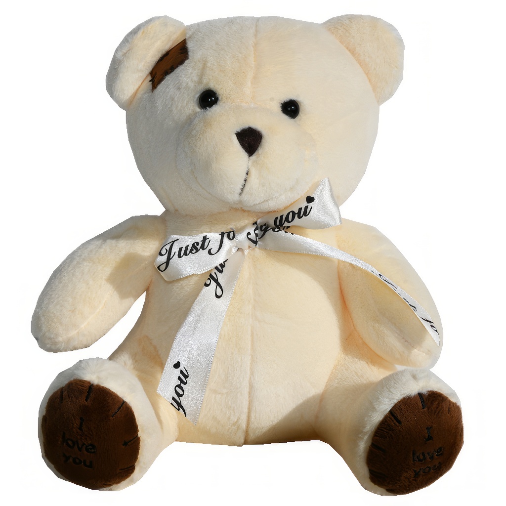 Ourson Teddy brun clair - 25 cm