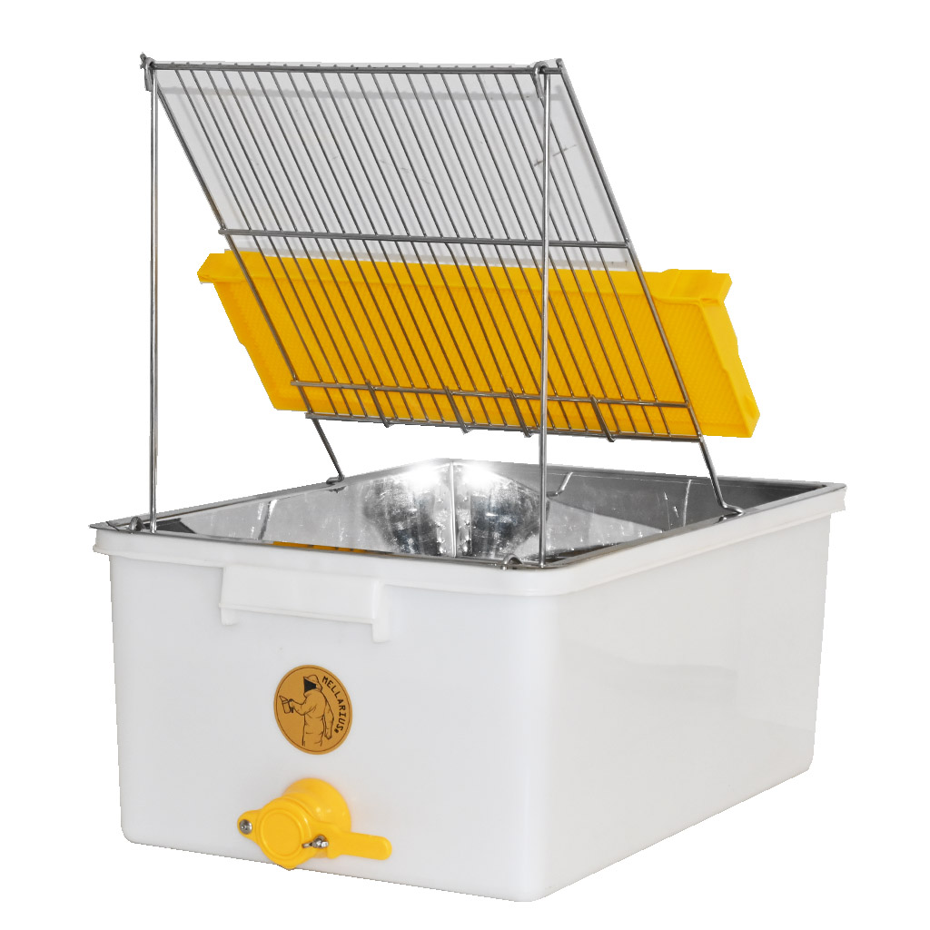 Plateau à désoperculer type E - inox - Mellarius