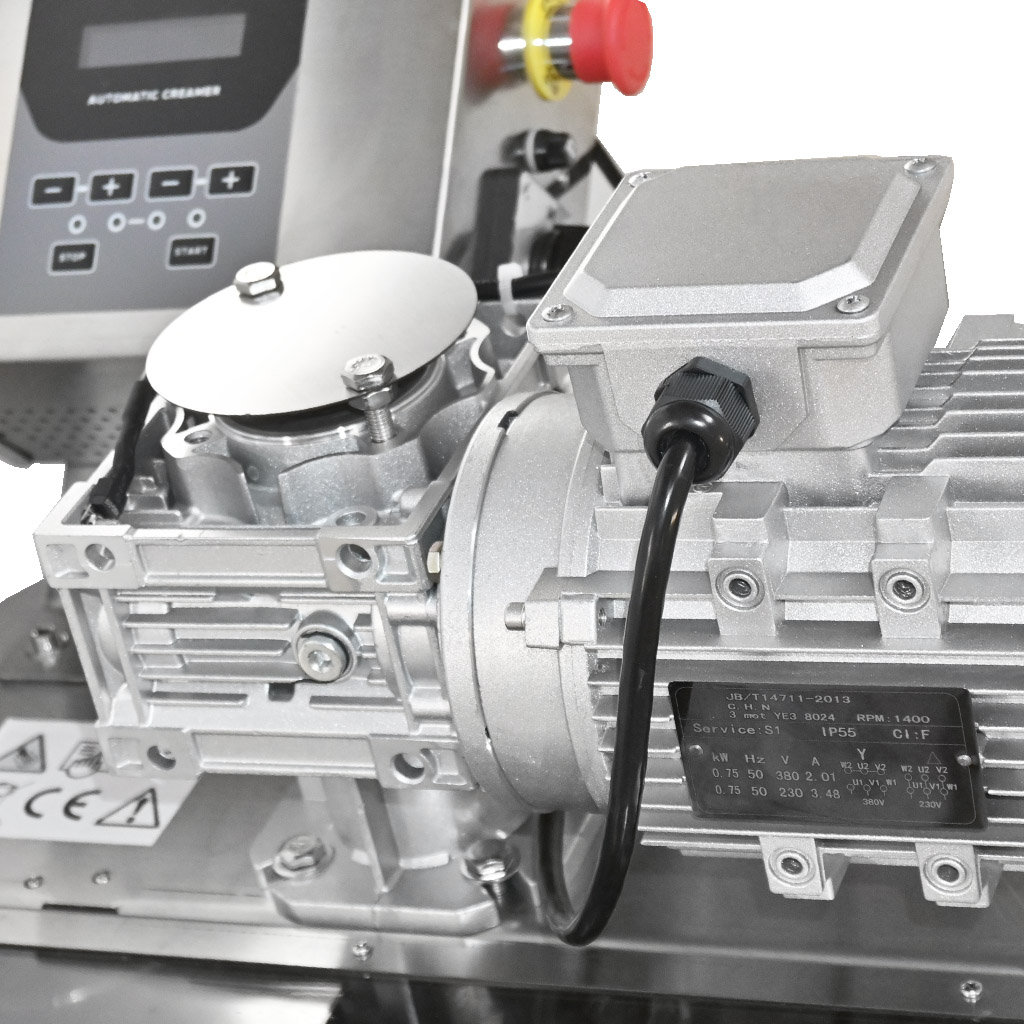 Appareil pour crémer avec chauffage Mellarius MaxiLine 230 V capacité 185 kg - automatique