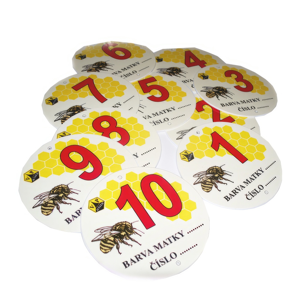 Numéros pour ruches - 10 pièces