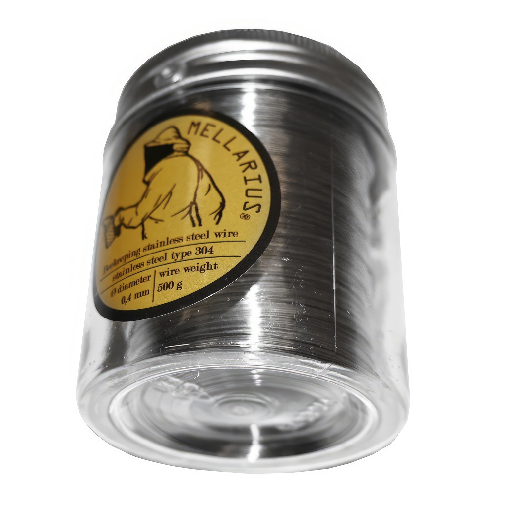 Fil d'apiculture MELLARIUS - inox avec dévidoir 500 g