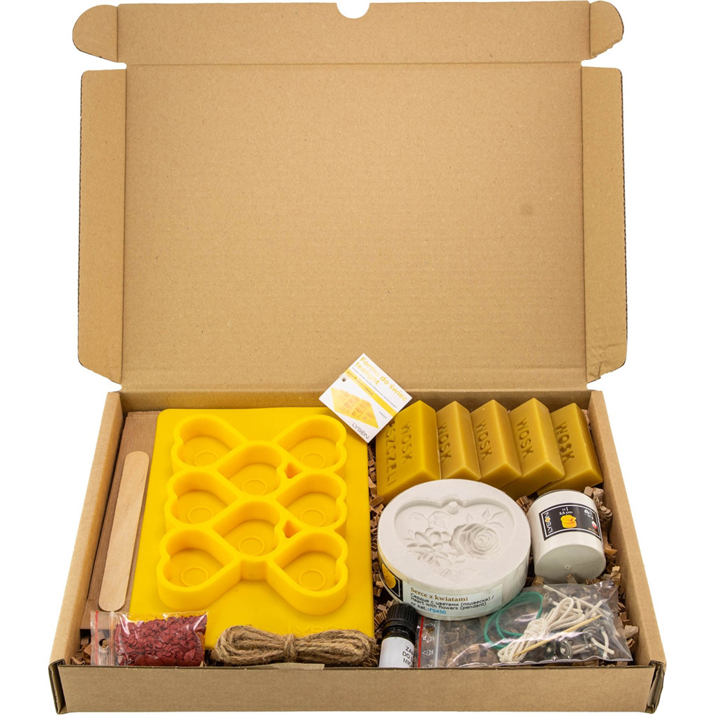 Kit créatif de fabrication de bougies – Romantique