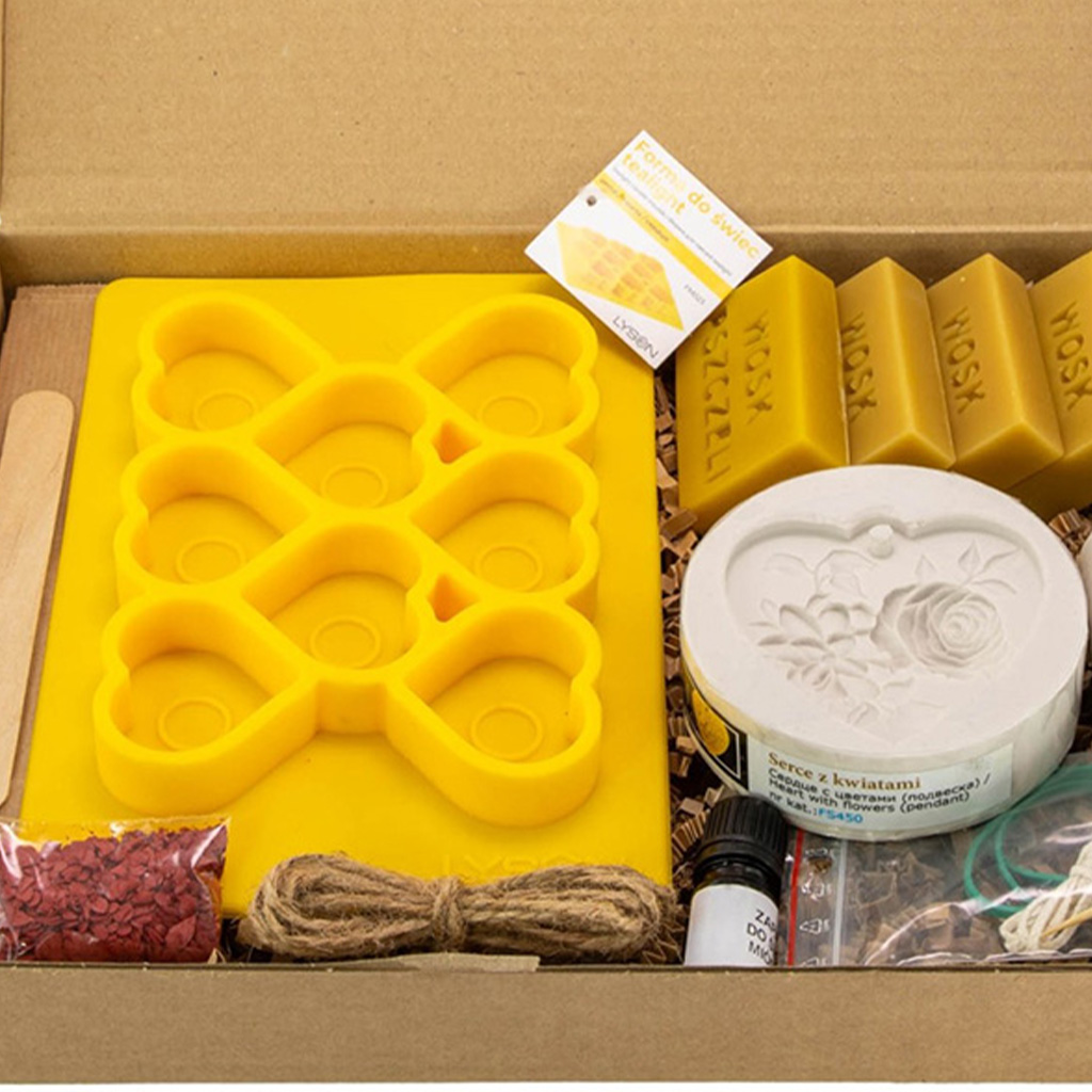 Kit créatif de fabrication de bougies – Romantique