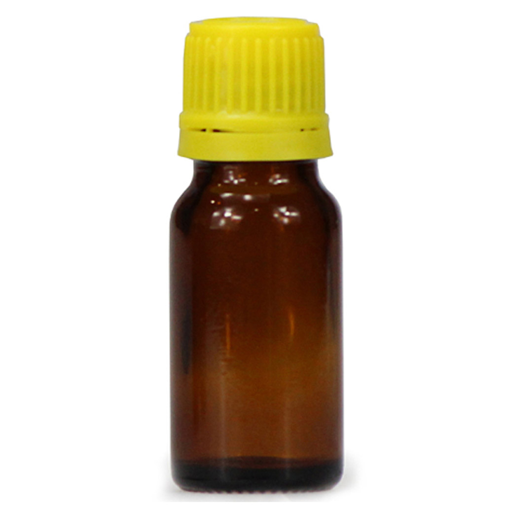Flacon en verre brun 10 ml avec compte-gouttes