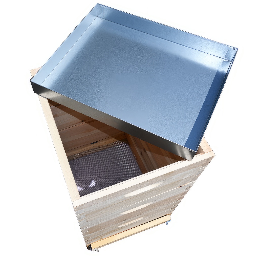 Ruche Langstroth 3 x 1/1 (232) - 10 cadres - zinc