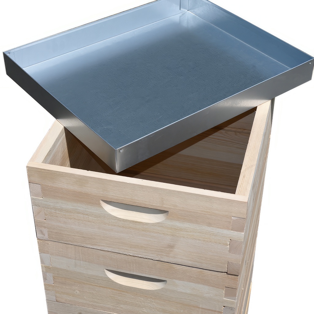 Ruche Langstroth 3 x 1/1 (232) - 10 cadres - zinc