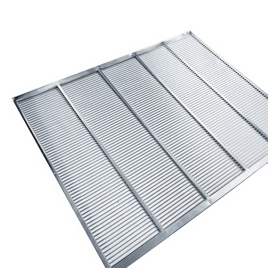Grille à reine en acier inoxydable 463x477 mm DE