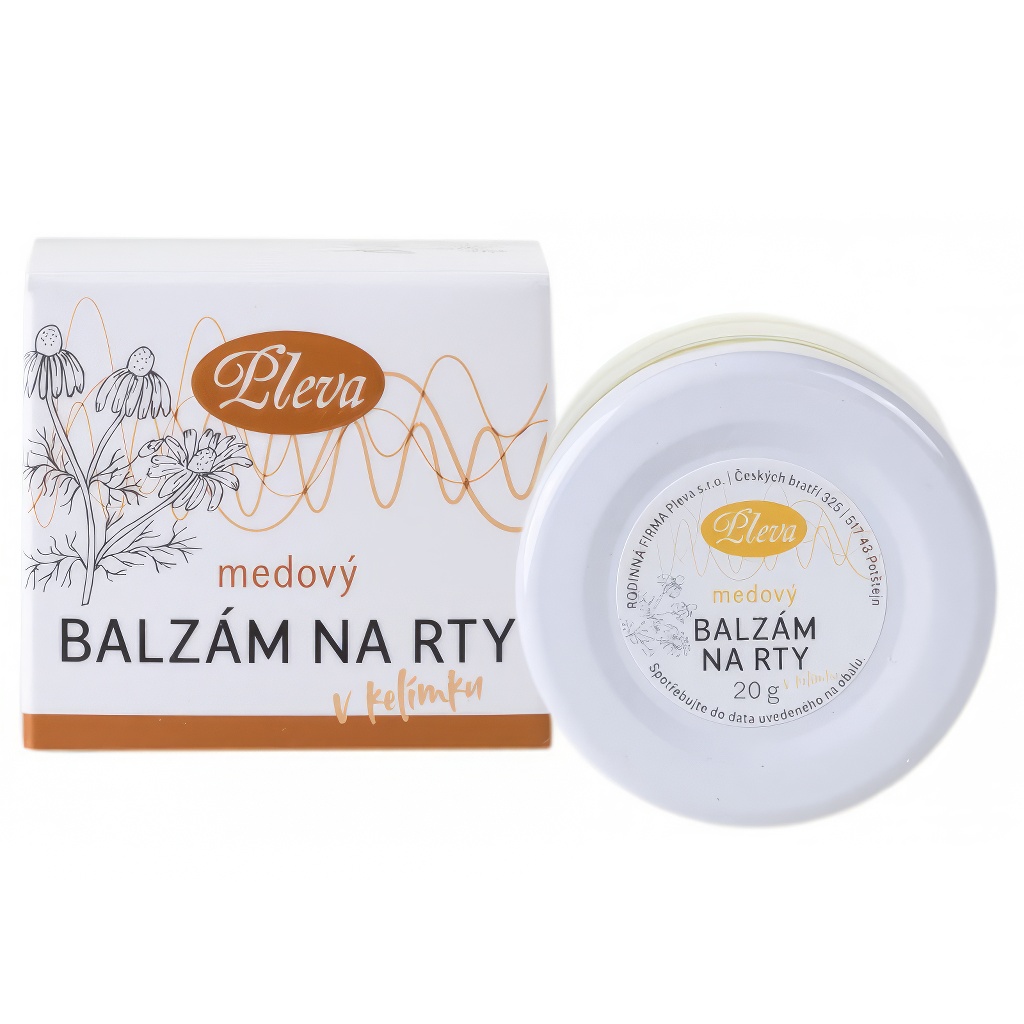 Baume à lèvres au miel Pleva - pot - 15g