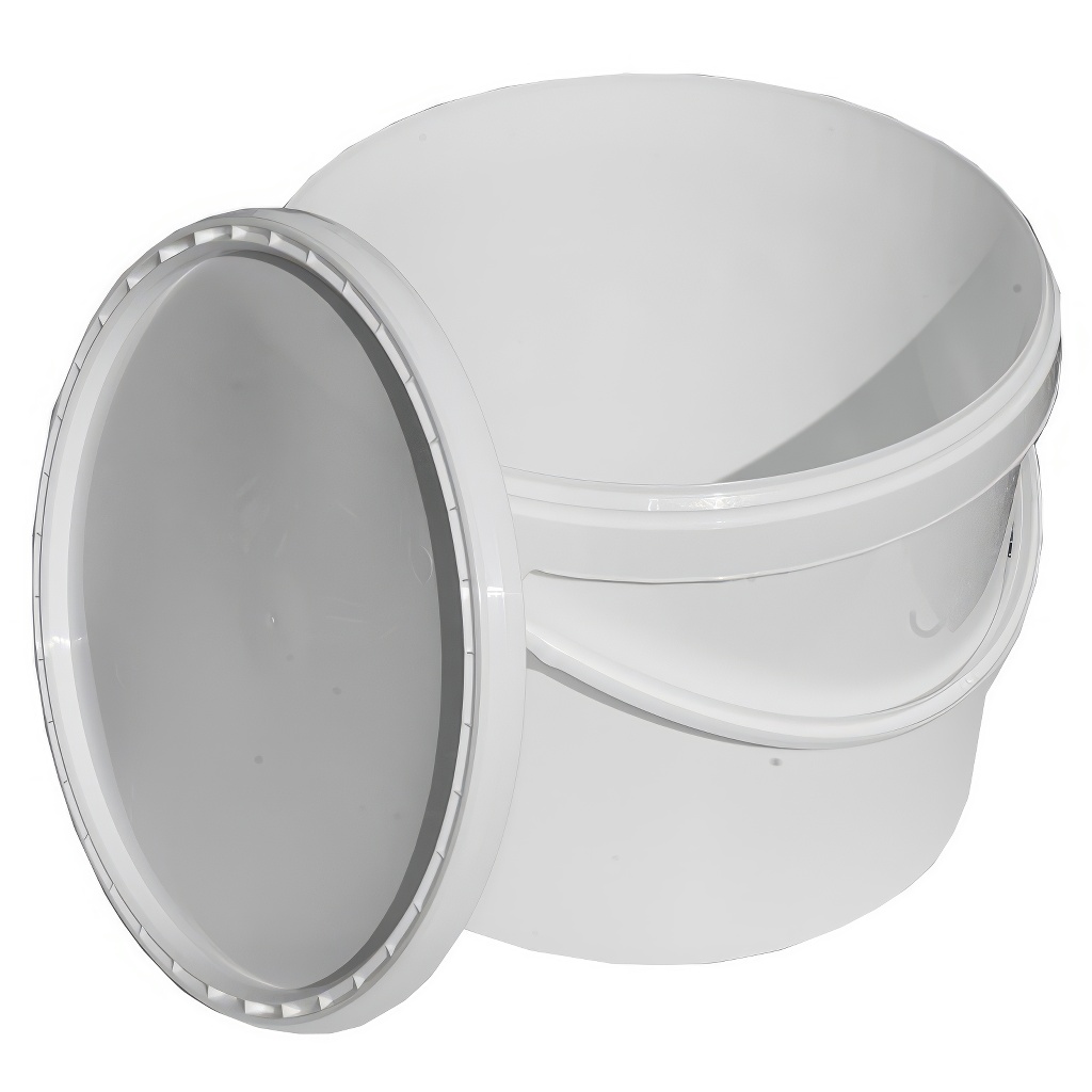 Récipient pour miel en plastique 15 kg blanc
