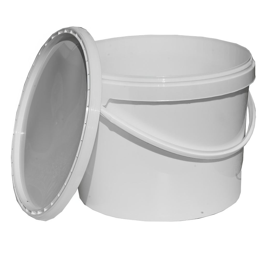 Récipient pour miel en plastique 15 kg blanc