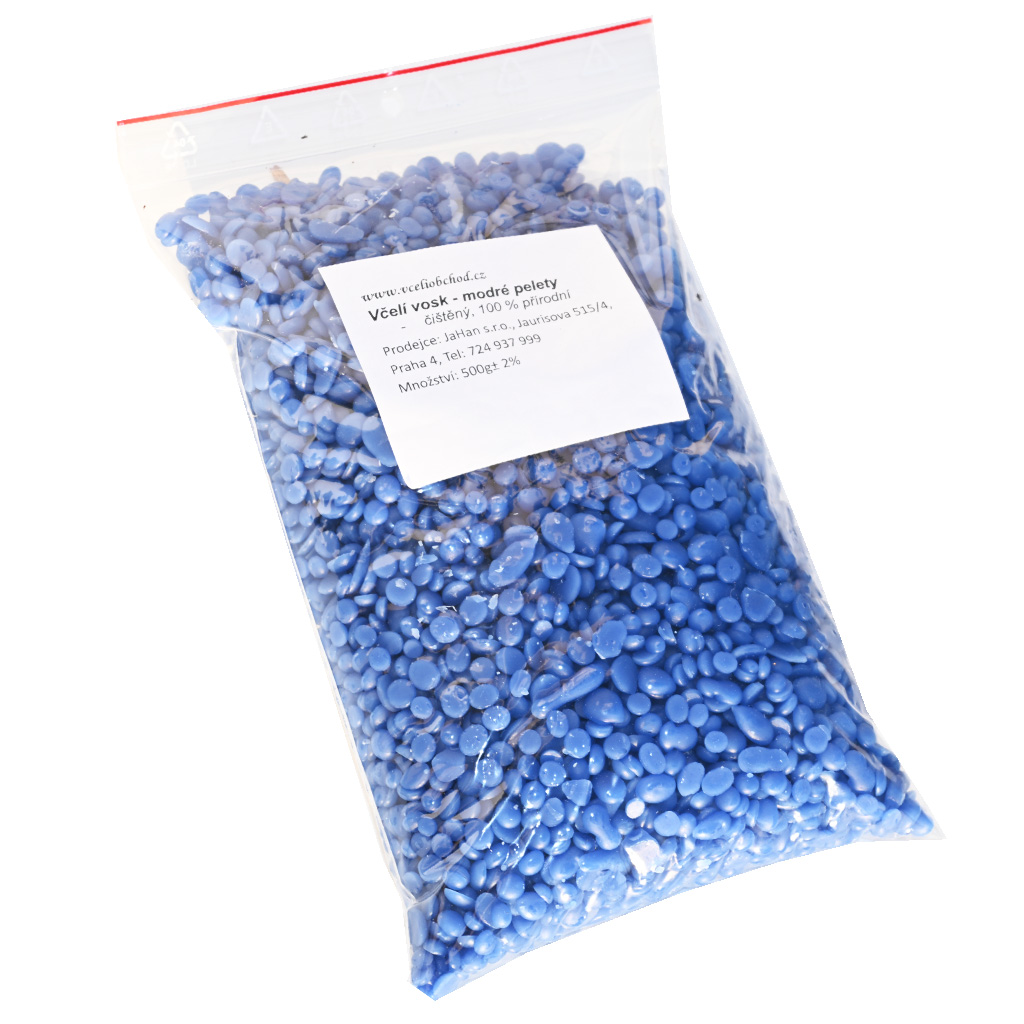 Cire d'abeille - pastilles bleues - 500 g