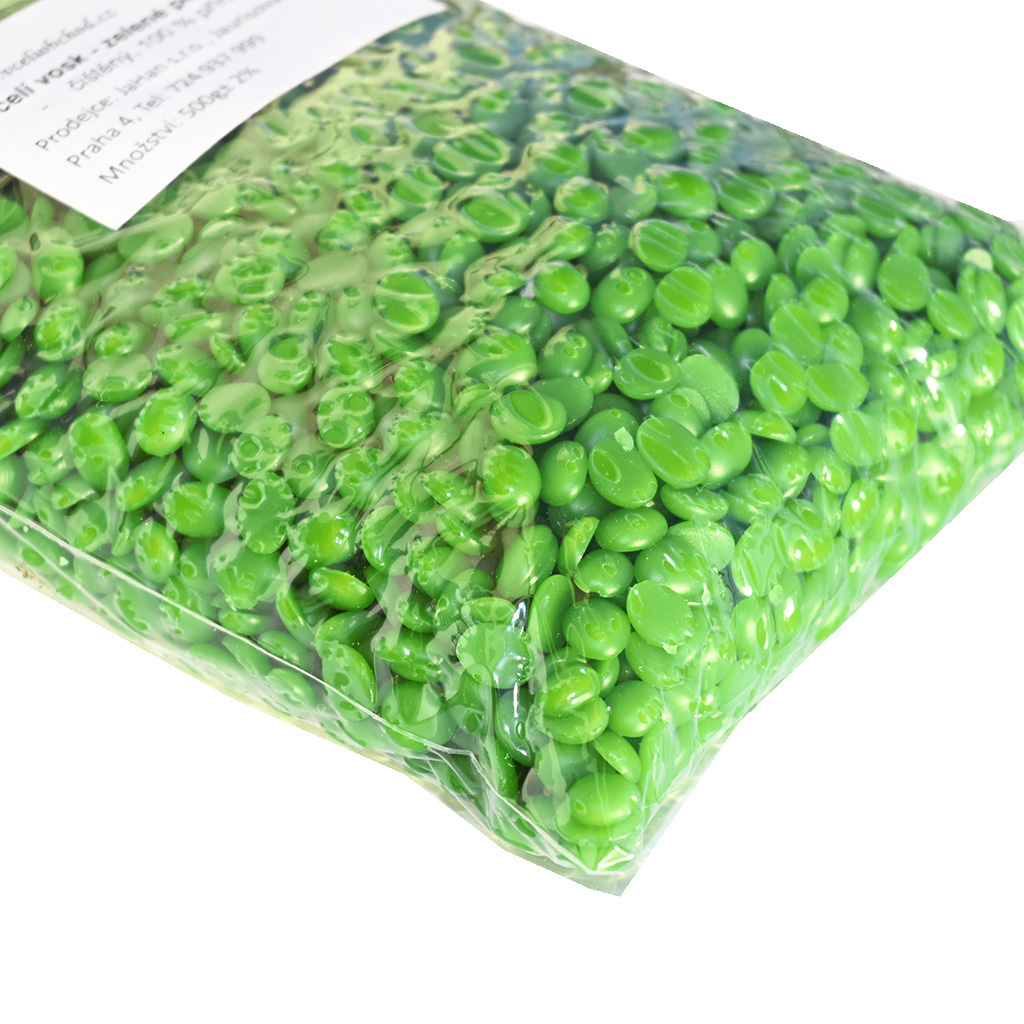Cire d'abeille - pastilles vertes - 500 g