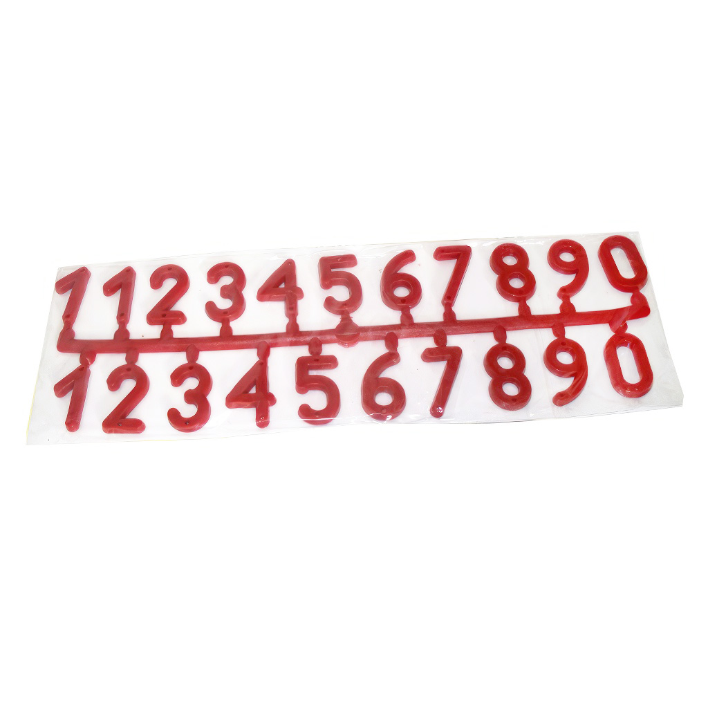 Numéros en plastique - 21 pièces - pl