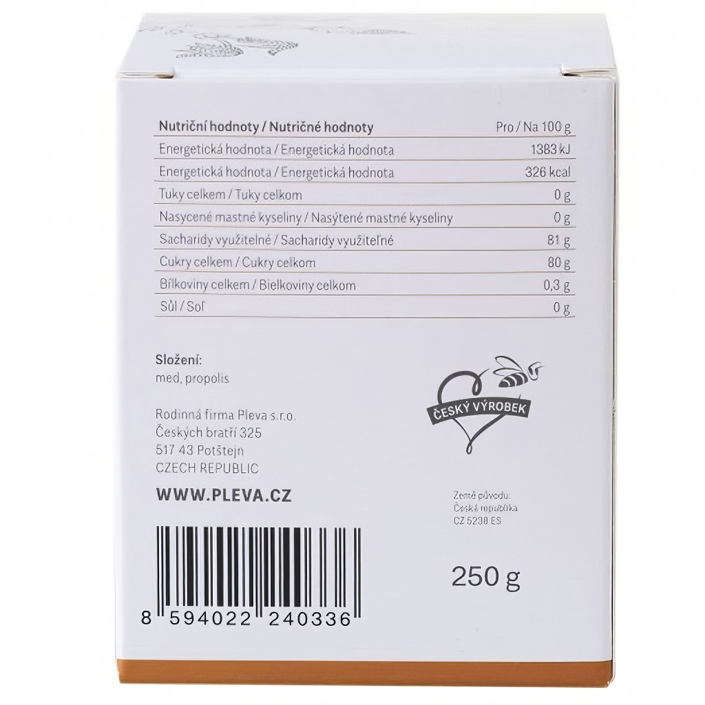 Propolis dans le miel - 250g