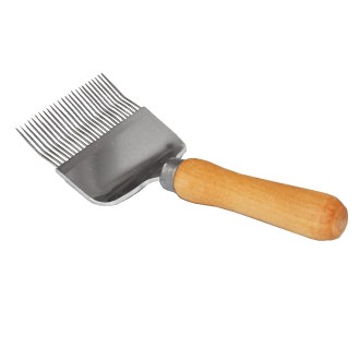 Herse à désoperculer 1x pliée, 25 aiguilles, aiguilles en acier inoxydable