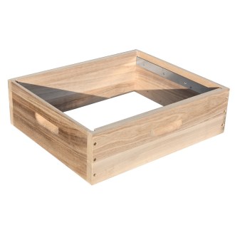 Hausse Dadant US - 1/2 - cadres 141 - 10 cadres - avec rails