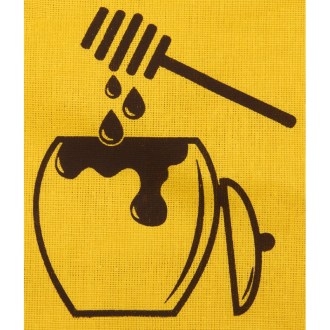 Sac pour pot de miel ApiSina avec motif pot de miel