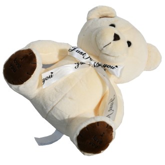Ourson Teddy brun clair - 25 cm