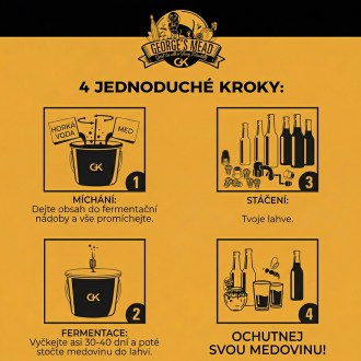 Kit de fabrication d'hydromel maison – George's Mead (5 litres)