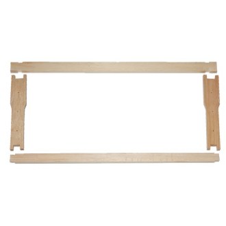 Cadres Langstroth 3/4 - 185 - Hoffman, pré-percés - 50 pièces