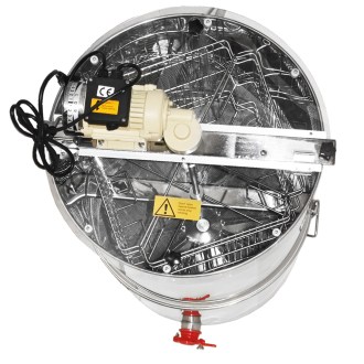 Extracteur de miel avec cuve Mellarius OptiLine 4 cadres avec moteur électrique 230V P52