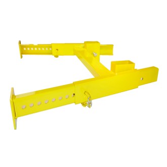 Support galvanisé jaune pour ruches 23,5 - 56,5 cm - 1 pièce