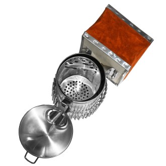 Enfumoir - grand - long - rond avec ultra cage