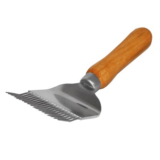 Herse à désoperculer - manche en bois - 19 aiguilles