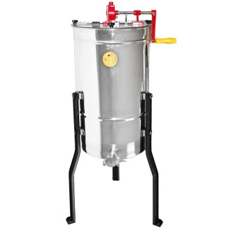 Extracteur de miel Mellarius MaxiLine 4 cadres manuel avec grande manivelle P45