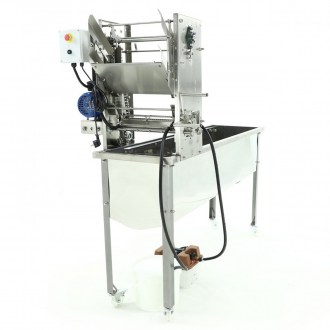 Table à désoperculer avec rails d'alimentation 230V, avec générateur de vapeur - MINIMA