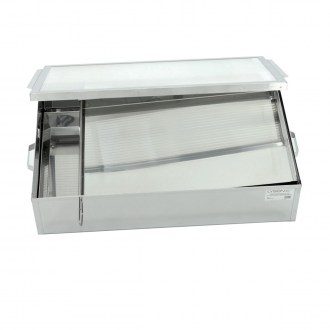 Cérificateur solaire grand modèle en inox Lysoň 55 x 92