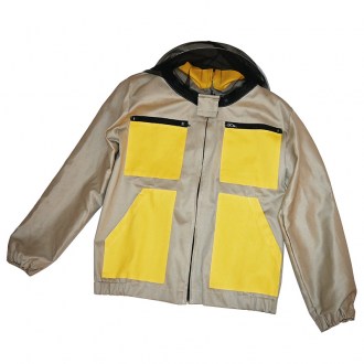 Blouson d'apiculteur beige, tailles : S-XXXL
