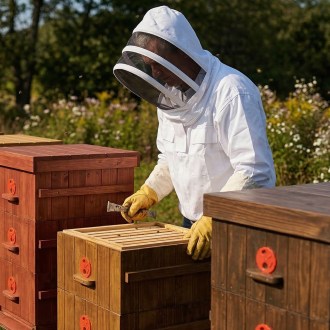 Blouson d'apiculteur cosmonaute avec voile taille: S - XXL