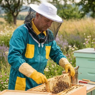 Blouson d'apiculteur, verte, taille - taille CZ: 52-60