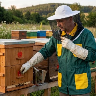 Blouson d'apiculteur, verte, taille - taille CZ: 52-60