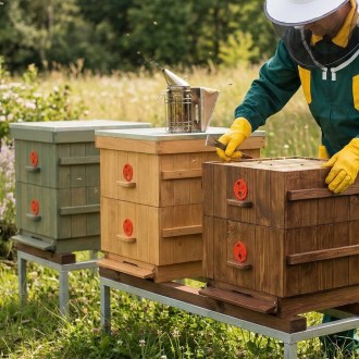 Blouson d'apiculteur, verte, taille - taille CZ: 52-60