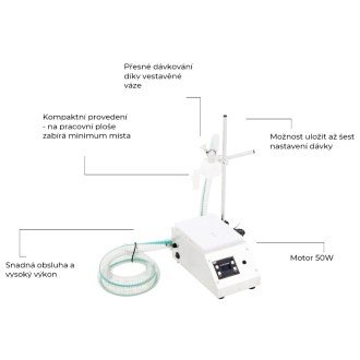 Remplisseuse de miel avec balance et module à engrenage 230 V
