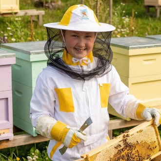 Vareuse d'apiculture pour enfant, taille : 104-164