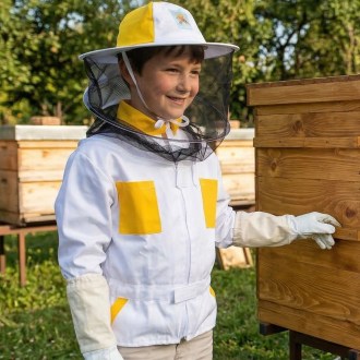 Vareuse d'apiculture pour enfant, taille : 104-164