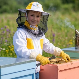Vareuse d'apiculture pour enfant, taille : 104-164