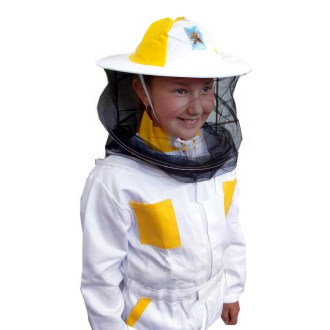 Vareuse d'apiculture pour enfant, taille : 104-164