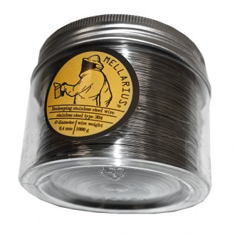 Fil d'apiculture MELLARIUS - acier inoxydable avec dérouleur 1000 g