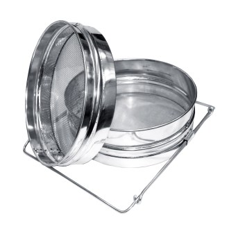Passoire (tamis) double fond étamée 21 cm avec poignées