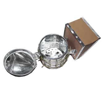 Enfumoir - grand - en acier inoxydable (max) 28 cm