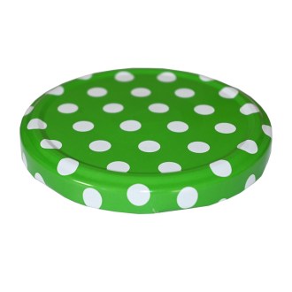 Couvercle pour bocal TO 82 - Points - vert