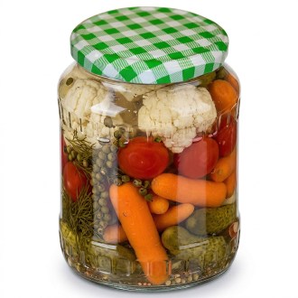Couvercle pour pot TO 82 - Losange vert