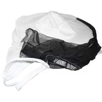 Chapeau d'apiculteur avec protection pour les mains