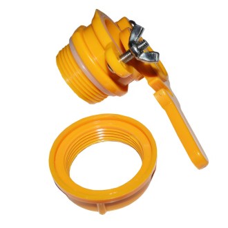 Robinet - en plastique, à couteau