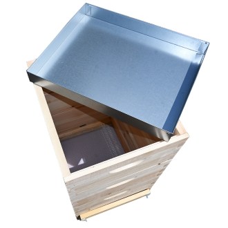 Ruche Langstroth 3 x 1/1 (232) - 10 cadres - zinc